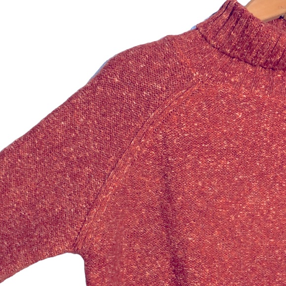 BALTIC BORN | Women’s Heather Rust Oaklynn Turtleneck Knit Sweater size Small - Picture 5 of 15